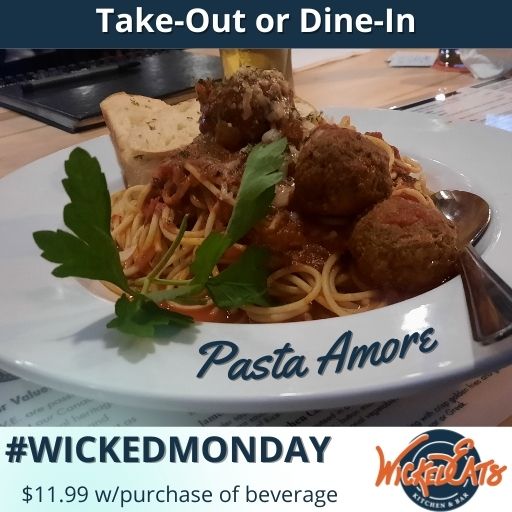 Wicked Daily Monday Pasta Amore