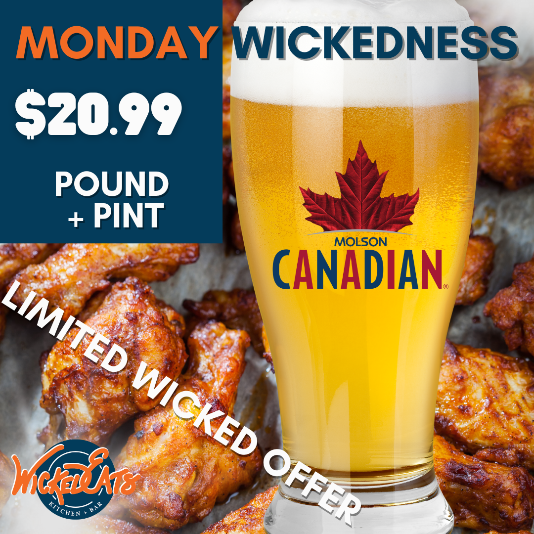 Monday Pound & Pint $20.99